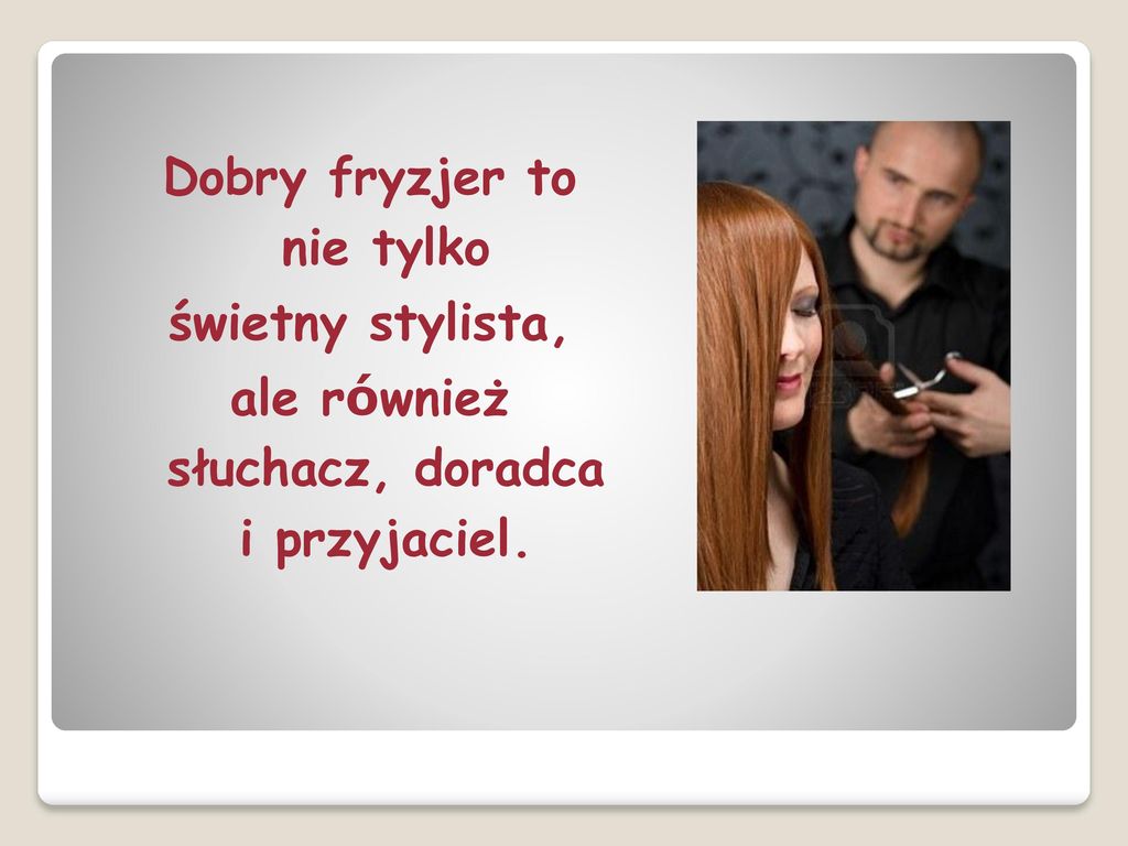 Fryzjerstwo Ppt Pobierz